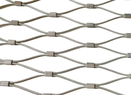 โฟกสิบเหล็กดัดเหล็ก Ferrule เรือ Mesh สําหรับความปลอดภัย สวนสัตว์ Mesh