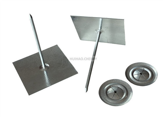 หมุดฉนวนกันความร้อนแบบมีกาวในตัวสำหรับเหล็กเคลือบสังกะสีสำหรับการยึดฉนวน