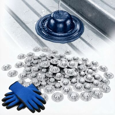 36mmx11mm โลหะ กันน้ํา หลังคาสกรู หมวกปก หลังคา Hex ตัวเองเจาะสกรู