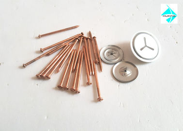 หมุดเชื่อมตัวเก็บประจุชุบทองแดง 3mm Dia 85mm Stud Welding Nails