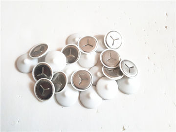 ฝาครอบพลาสติกเหล็กคลิปล็อคตัวเอง, 38 มม. BI Metallic Pins โลหะเครื่องซักผ้าความเร็ว