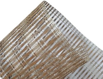 ผ้าตาข่ายลวดโลหะตกแต่งกระจกลามิเนต Interlayer ศิลปะตาข่าย