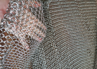 สแตนเลส Anti Cut โลหะแหวนตาข่าย Chainmail ตาข่ายใช้สำหรับห้องโถงนิทรรศการ