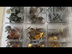 วิธีการติดตั้งท่อท่อหัวถ้วยกับแผ่นโลหะ HVAC